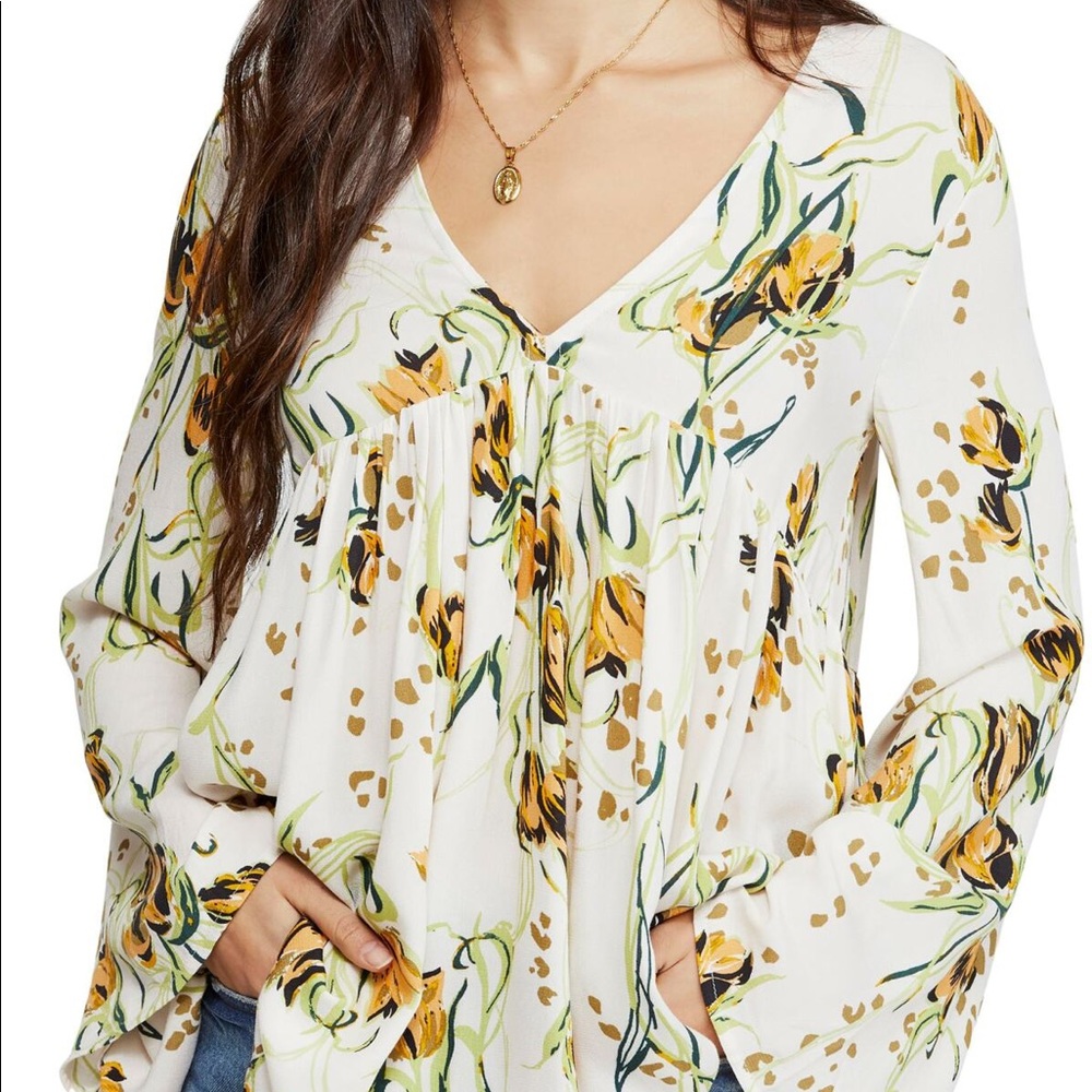 Free People Bella Tunic White NEW